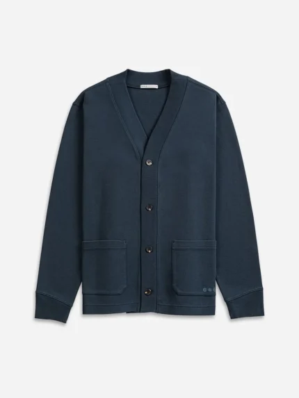 Byron Pique Knit Cardigan